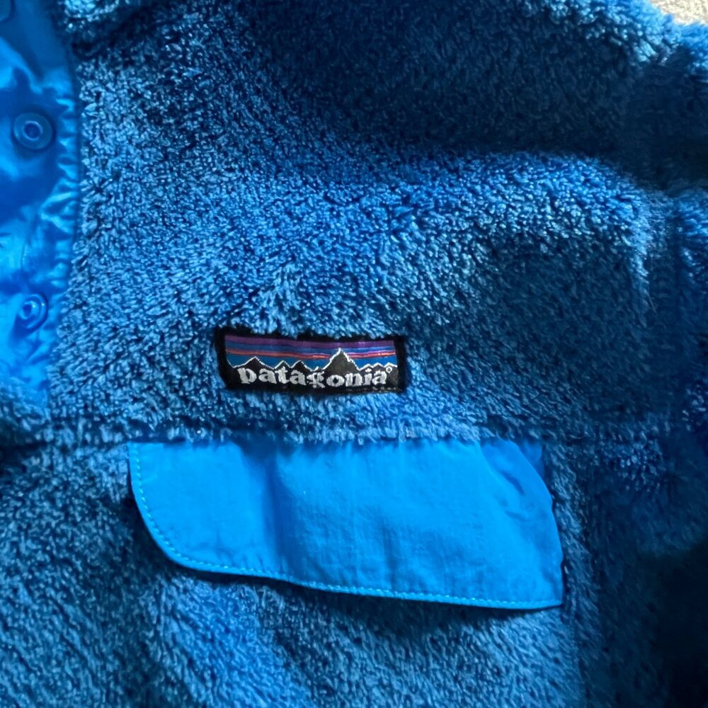 Patagonia Re-Tool Snap T Pullover Fleece Sweatshirt Athletic Royal Blue XS - Picture 4 of 5